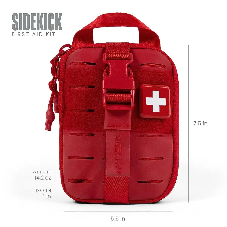 XMSJ Sidekick First Aid Kit With 70 Items For Camping