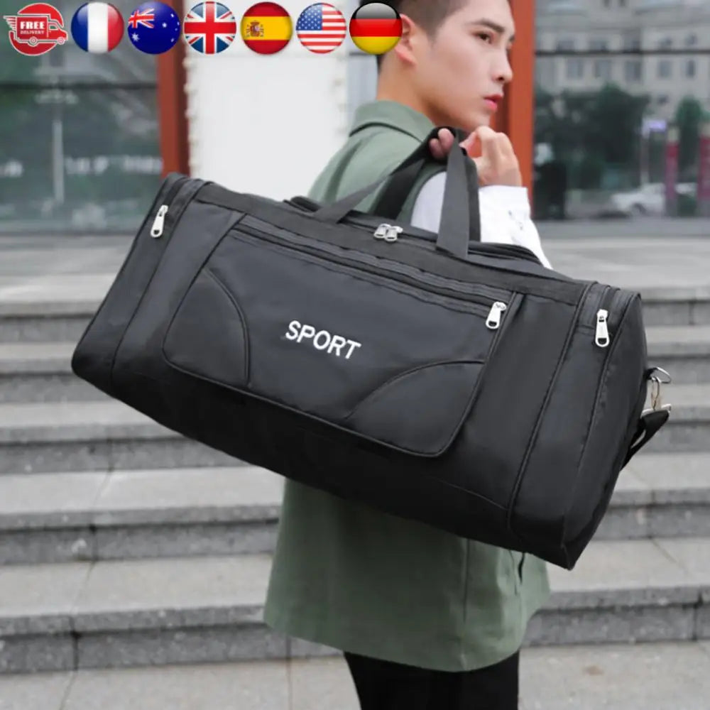 APWIKOGER Oxford Fitness Bag Large Capacity Sports Backpack
