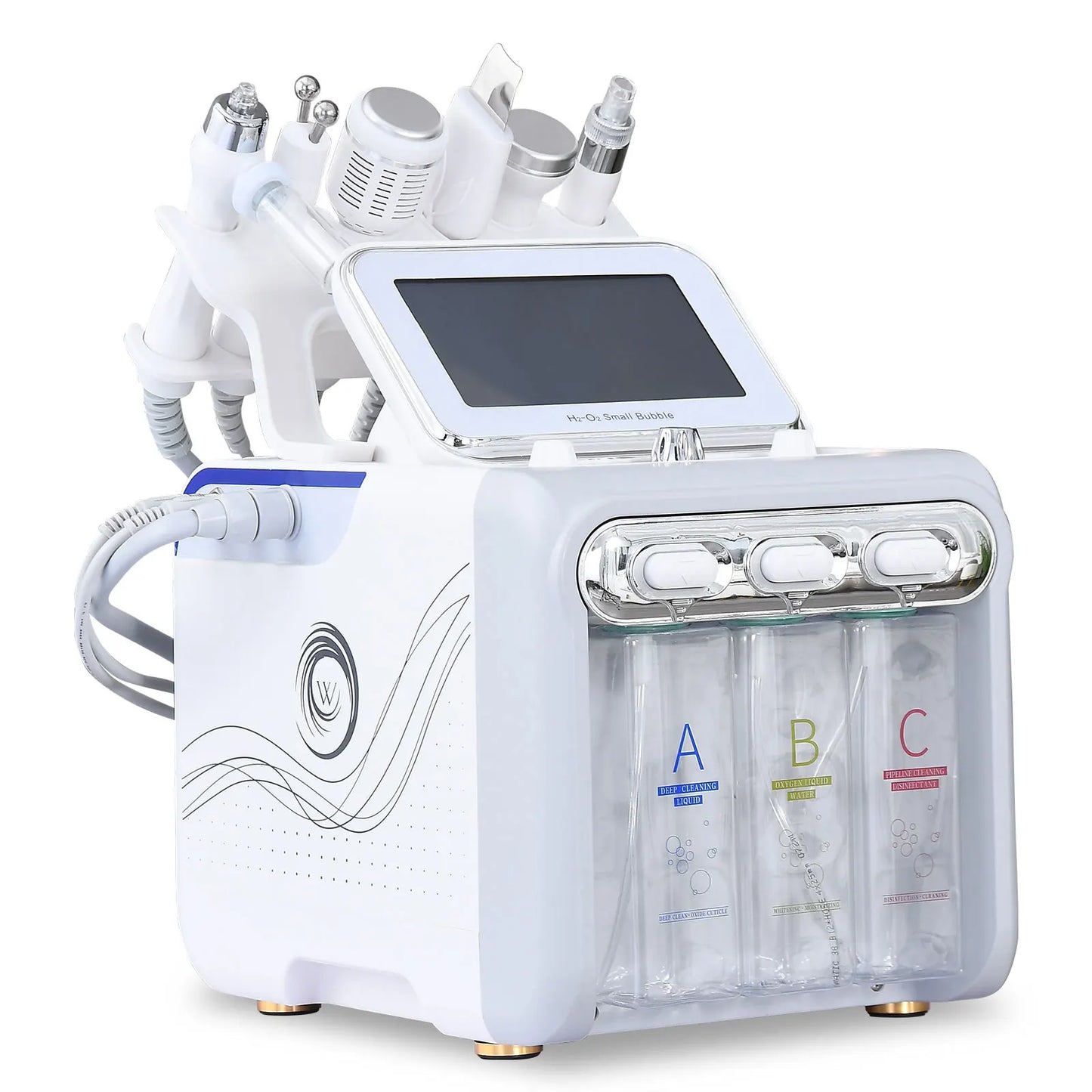 Amilibeauty 6 In 1 Aqua Peeling Oxygen Bubble Facial Cleansing Machine