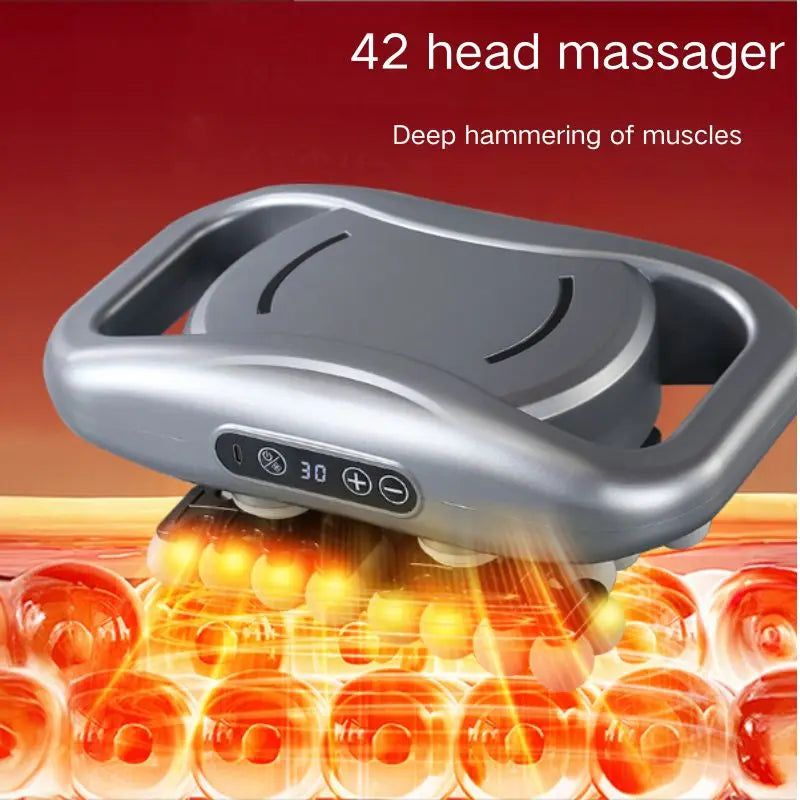 Professional Grade Muscle Massager Gun With 42 Heads LED Display