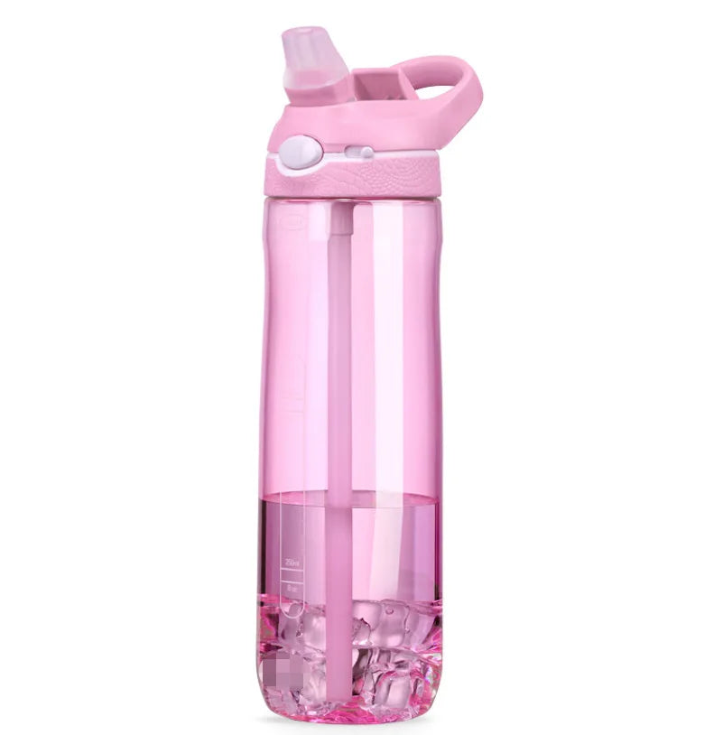 Eco-Friendly Tritan Water Bottle With Straw