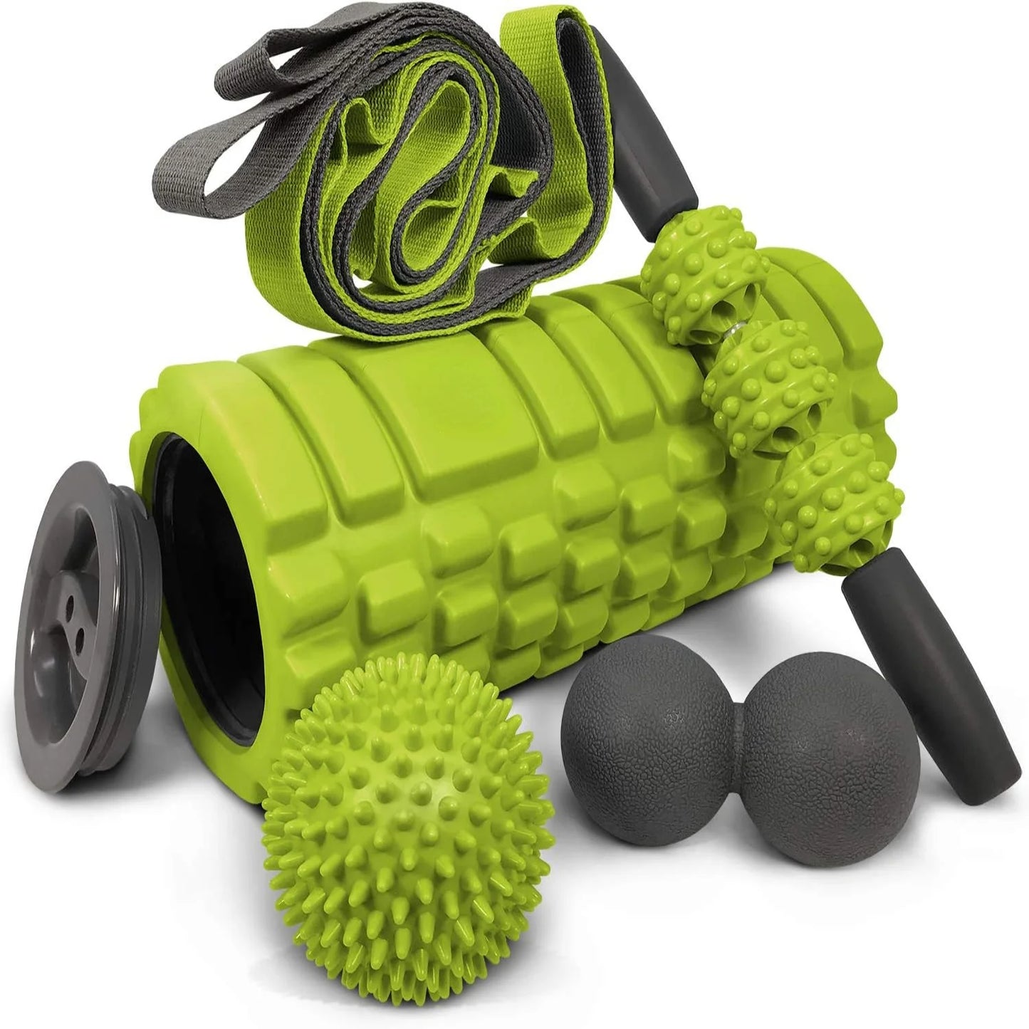 LISM 5-In-1 Foam Roller Set With Premium Hollow Core Accessories