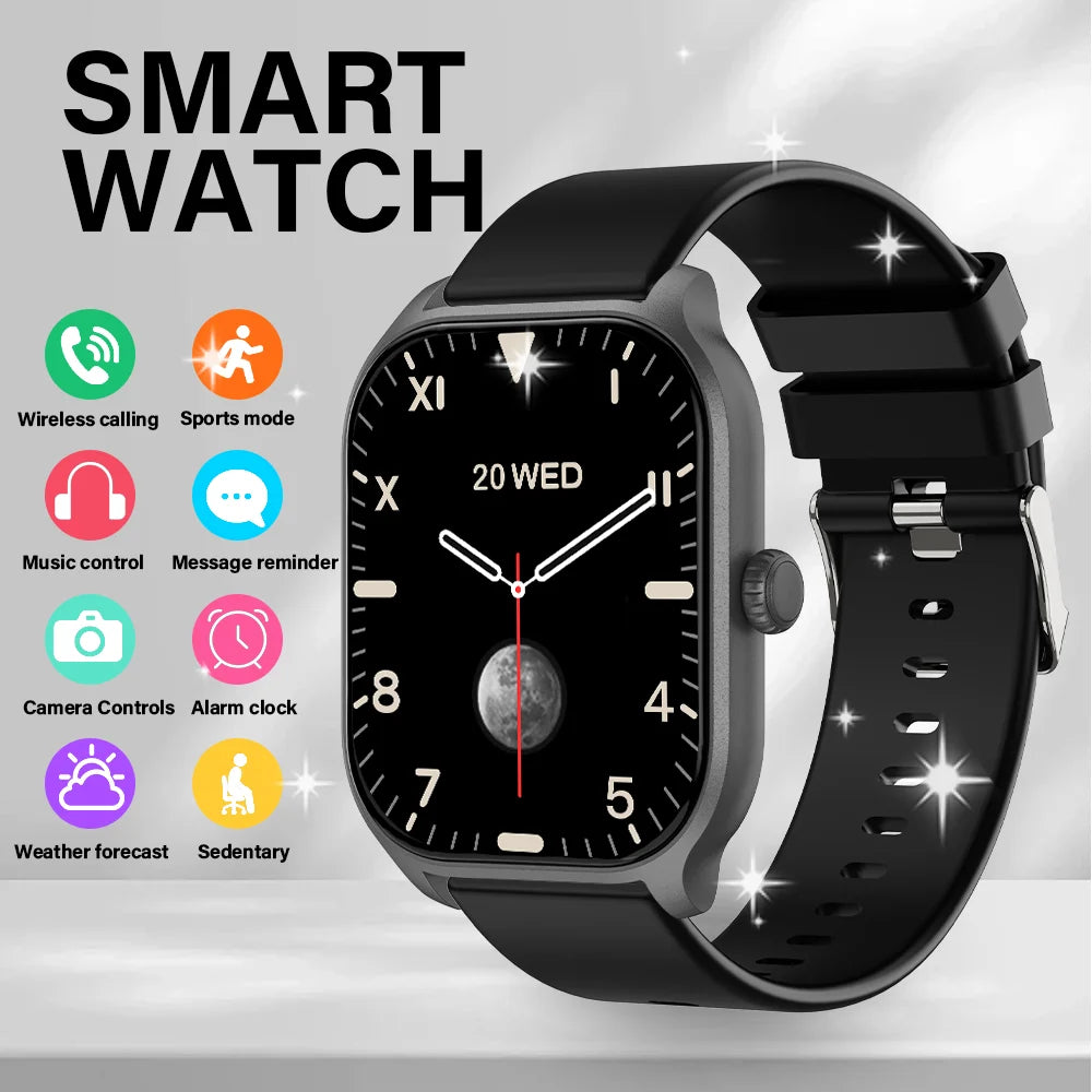 LAXASFIT Smart Watch Bluetooth Call With Voice Assistant