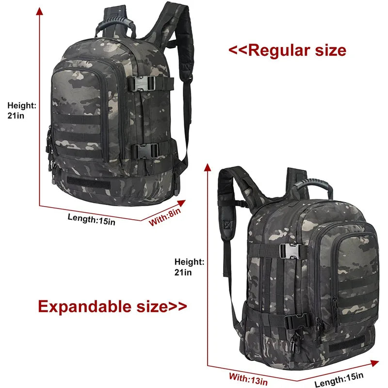 Military Tactical Laptop Backpack Water Resistant For Men And Women
