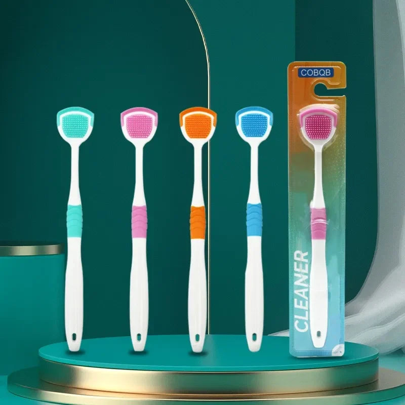 Tongue Scraper Silicone Soft Tongue Cleaner For Fresh Breath