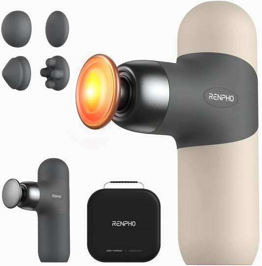 Mini Thermal Massage Gun With Heat Portable Deep Tissue Massager