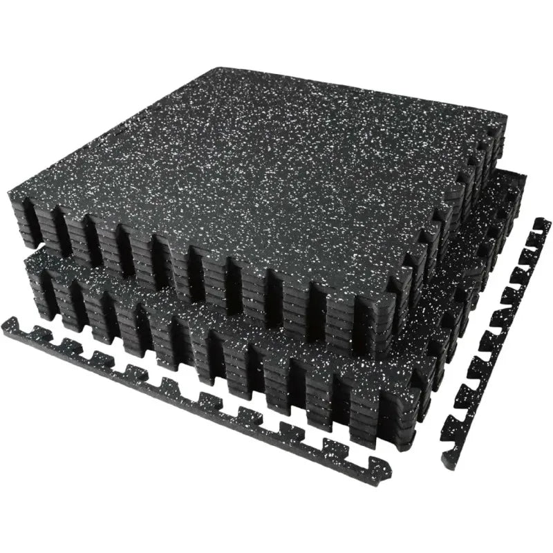 XMSJ Interlocking Gym Floor Mats With EVA Foam Tiles Home Gym Flooring