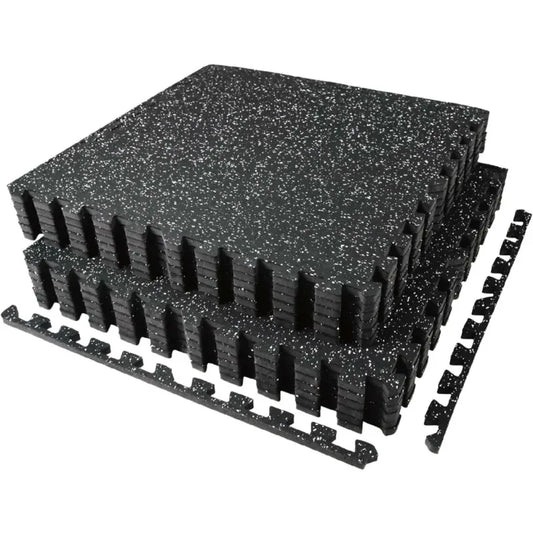 XMSJ Interlocking Gym Floor Mats With EVA Foam Tiles Home Gym Flooring