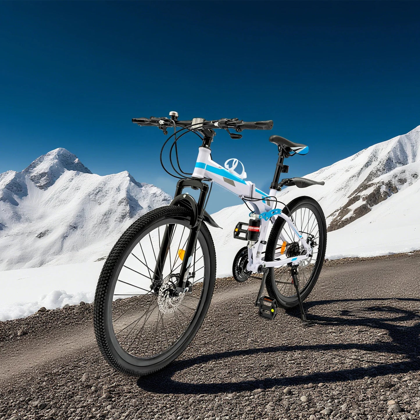 Foldable Mountain Bike 21 Speed For Daily Commute And Fitness