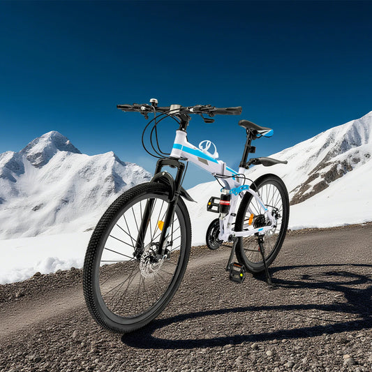 Foldable Mountain Bike 21 Speed For Daily Commute And Fitness