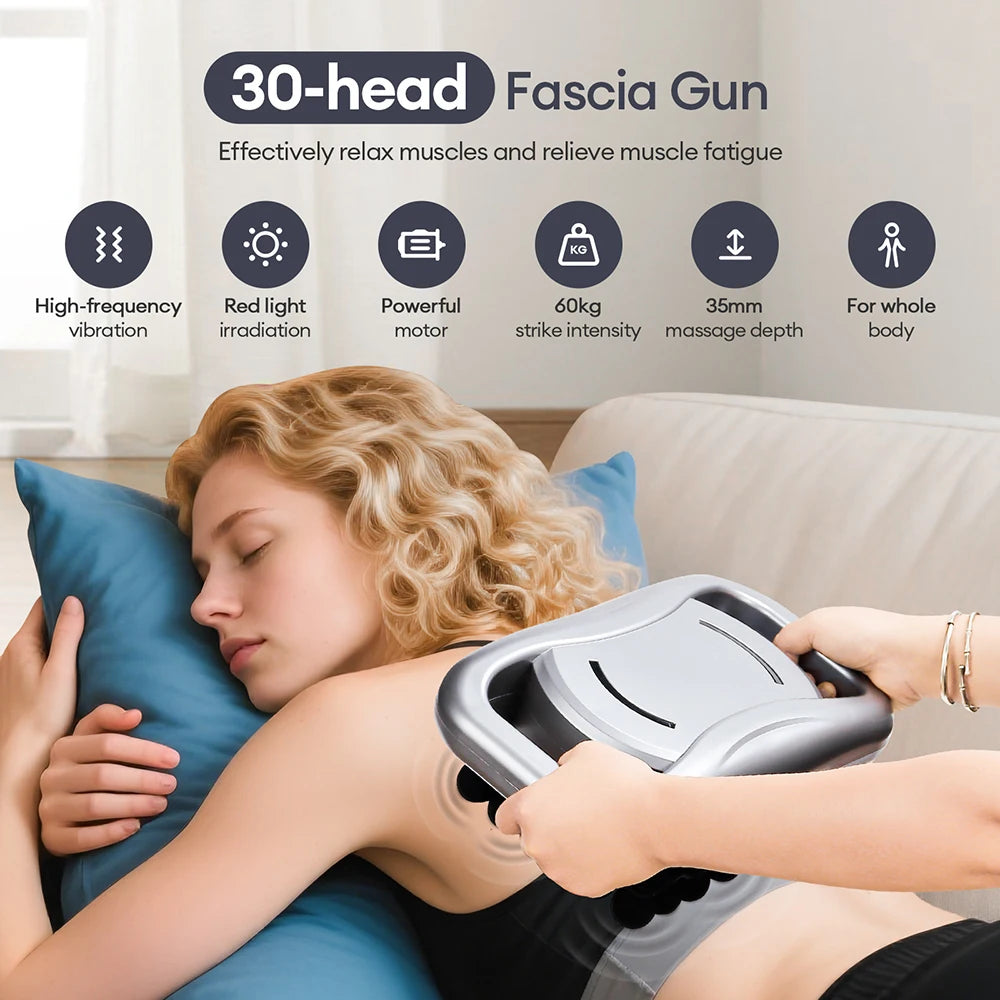 Foreverlily 30 Head Fascia Gun High Frequency Massager
