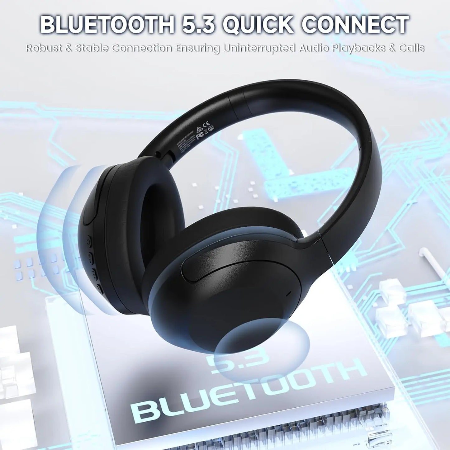 Attack Shark G300 Wireless Bluetooth Headphones With ENC Noise Cancellation