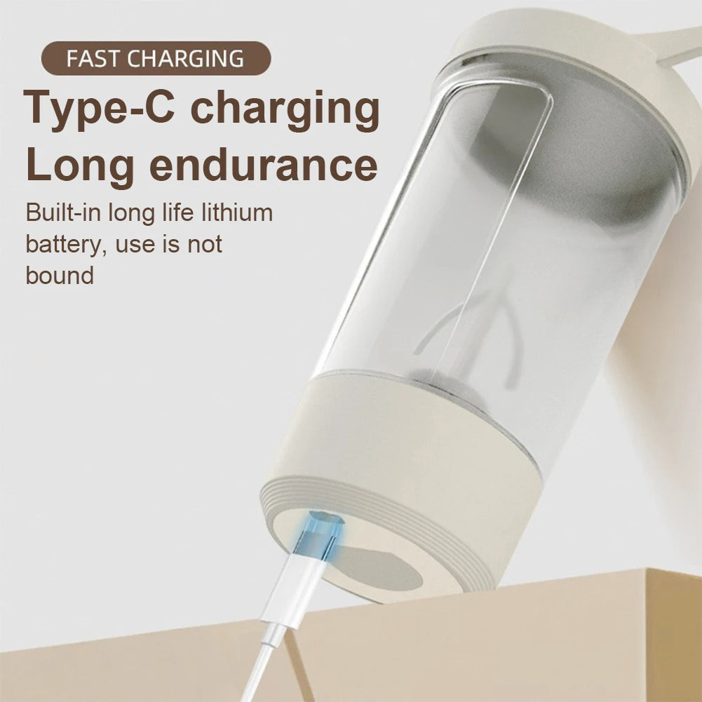 APWIKOGERH Self-Stirring Shaker Cup Portable Protein Shake Mixer