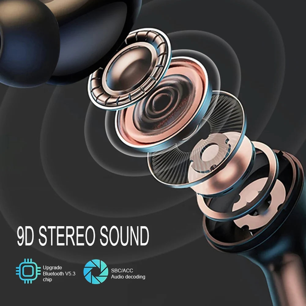 GREATWALL Wireless Earphones With Active Noise Cancelling And Microphone