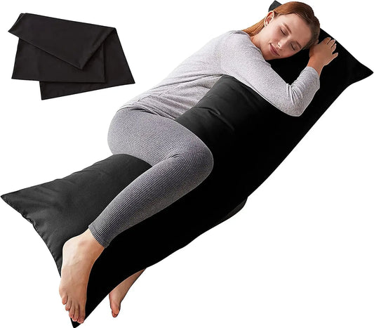 Body Pillow With Pillowcase For Comfortable Sleep Support