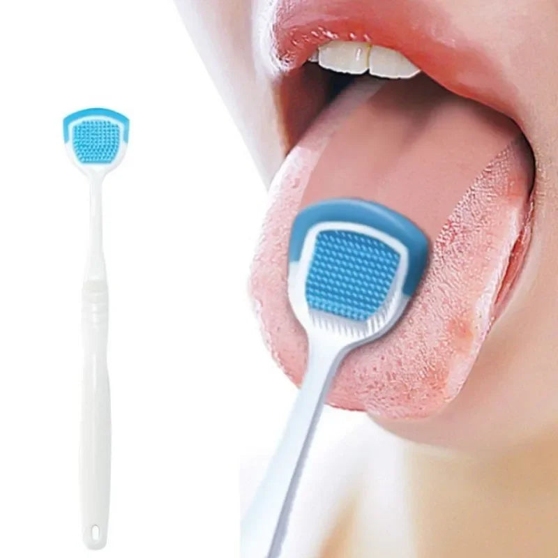 Tongue Scraper Silicone Soft Tongue Cleaner For Fresh Breath