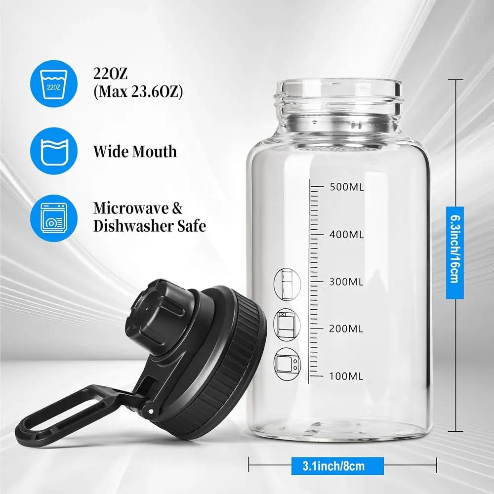 XMSJ Shaker Bottle Odorless BPA Free With Stainless Steel Ball