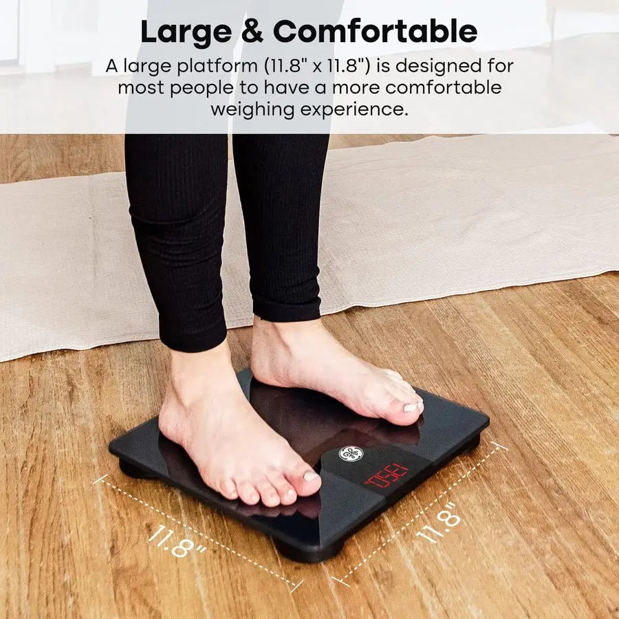 Digital Bathroom Scale With 500lb Capacity And BMI Weight Measurement