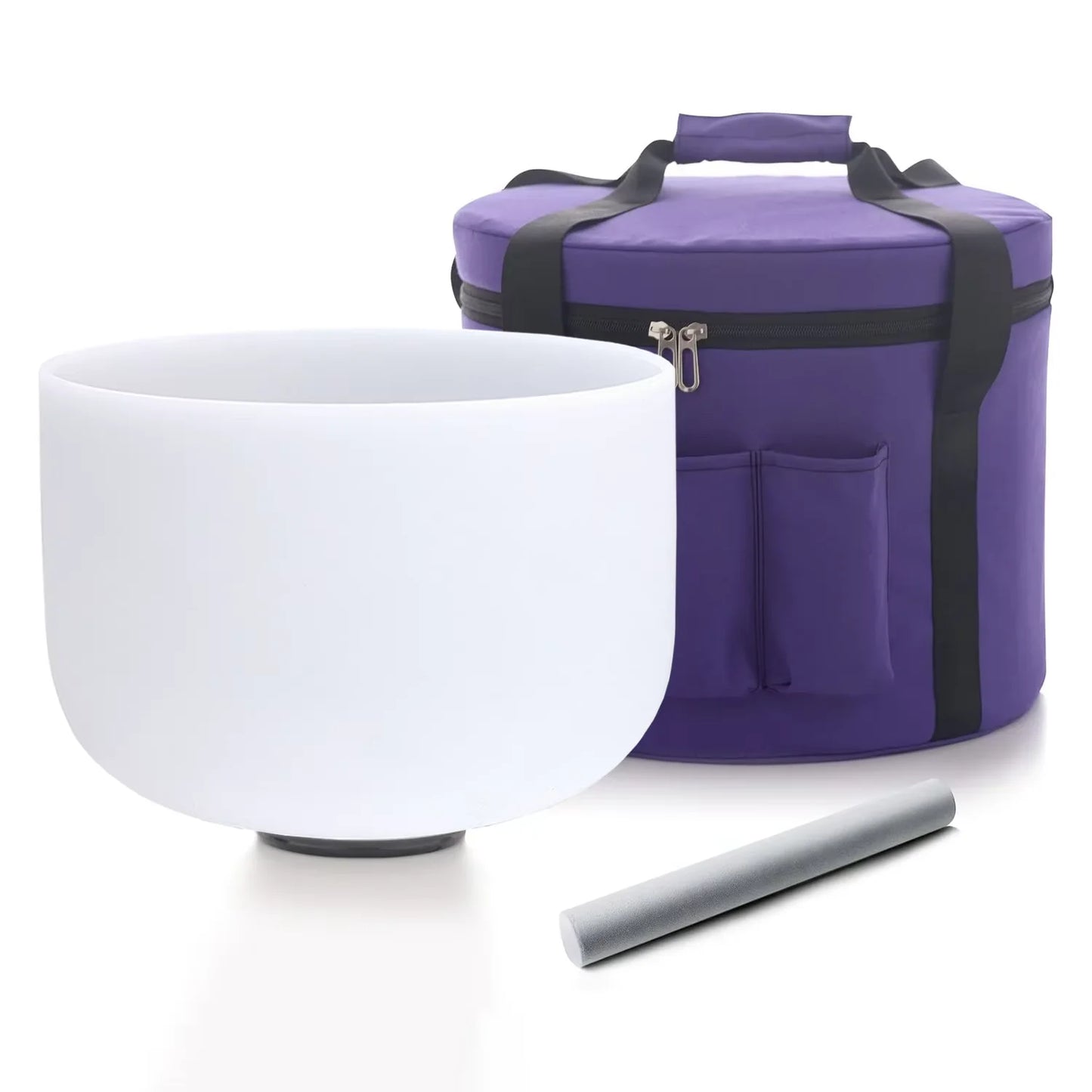 Hye-eun Obsidian Gemstone Crystal Singing Bowl for Yoga and Meditation