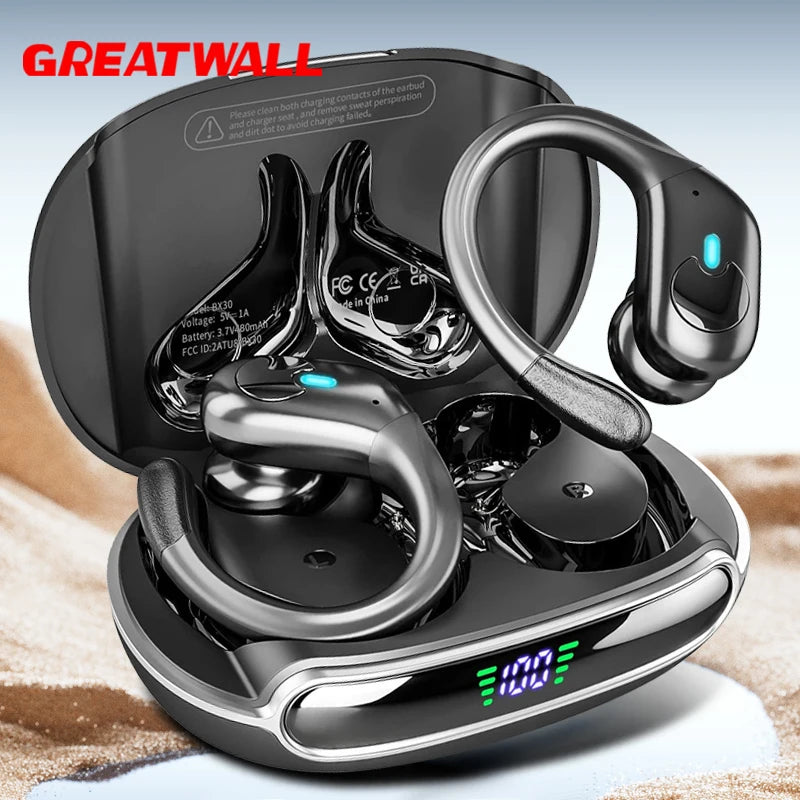 GREATWALL Wireless Earphones With Active Noise Cancellation Bluetooth