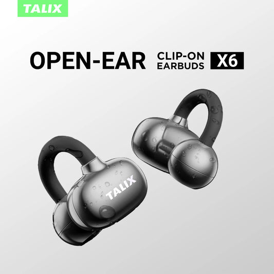 TALIX Ultra Open Ear Buds X6 Clip On Headphones