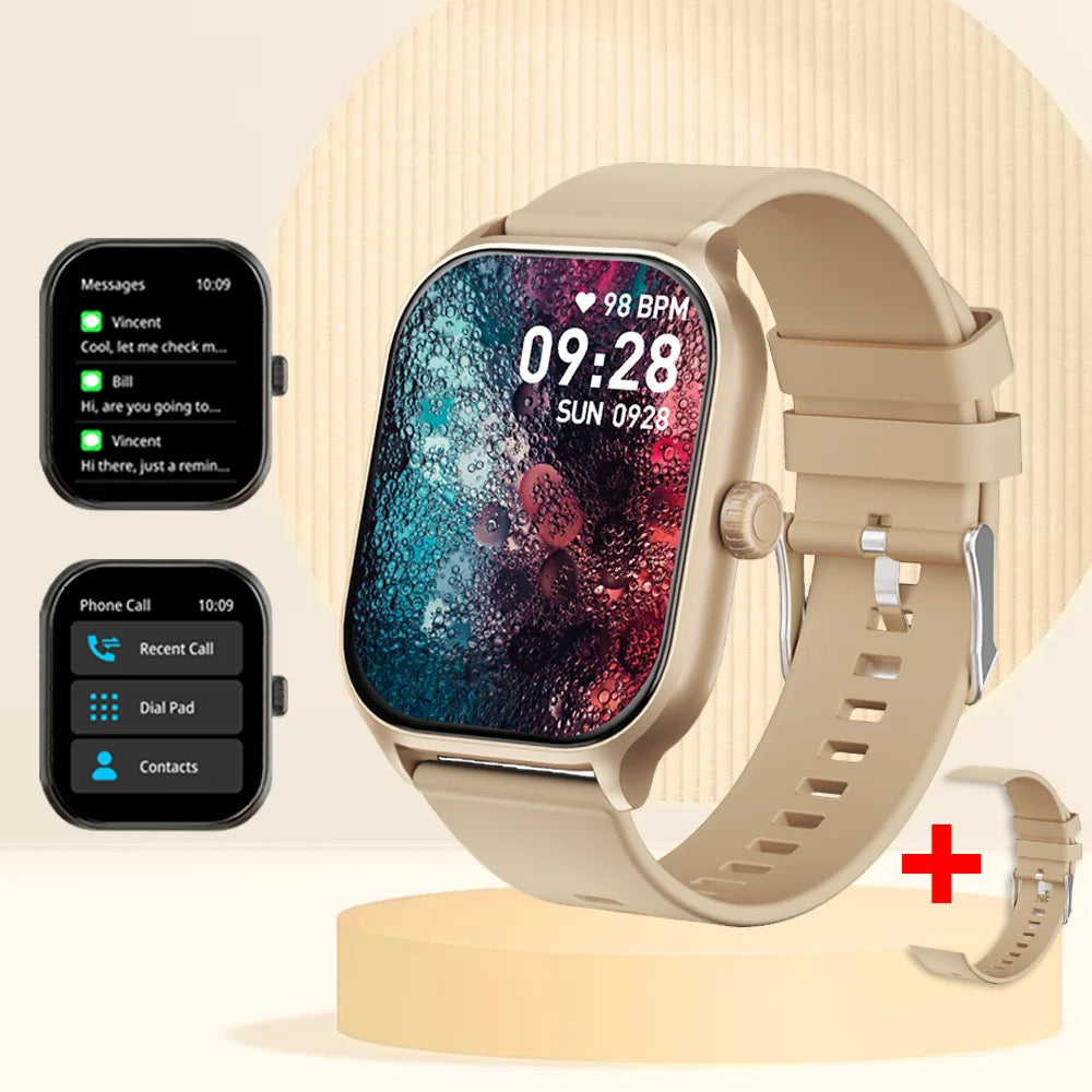 LAXASFIT Smart Watch Bluetooth Call With Voice Assistant