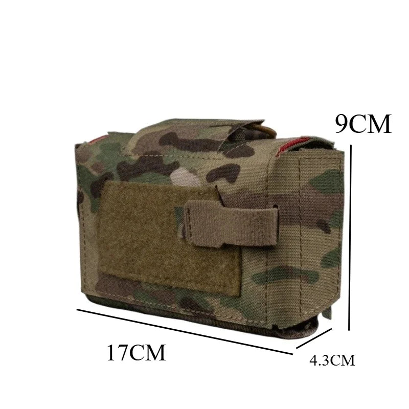 Compact Tactical IFAK Trauma Kit First Aid Pouch Outdoors
