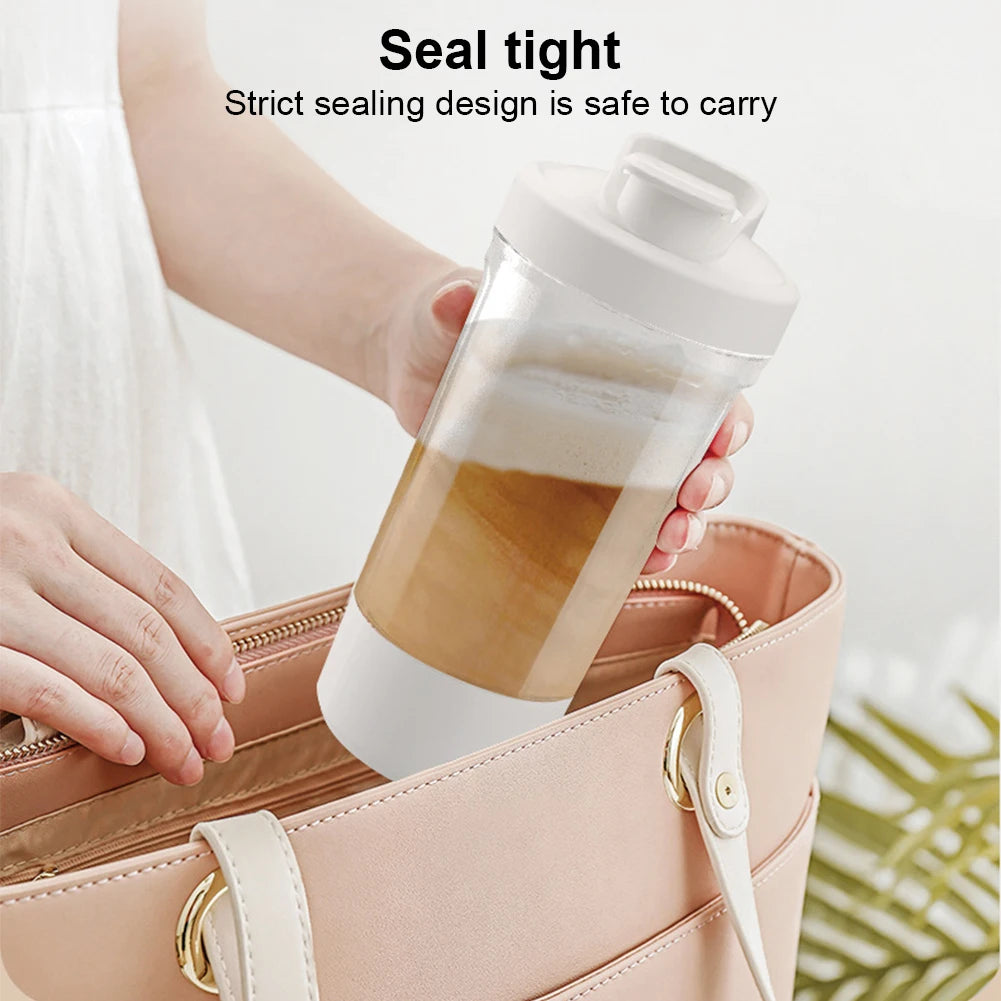 APWIKOGERH Self-Stirring Shaker Cup Portable Protein Shake Mixer
