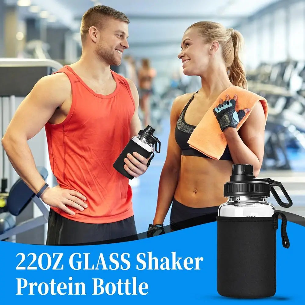 XMSJ Shaker Bottle Odorless BPA Free With Stainless Steel Ball