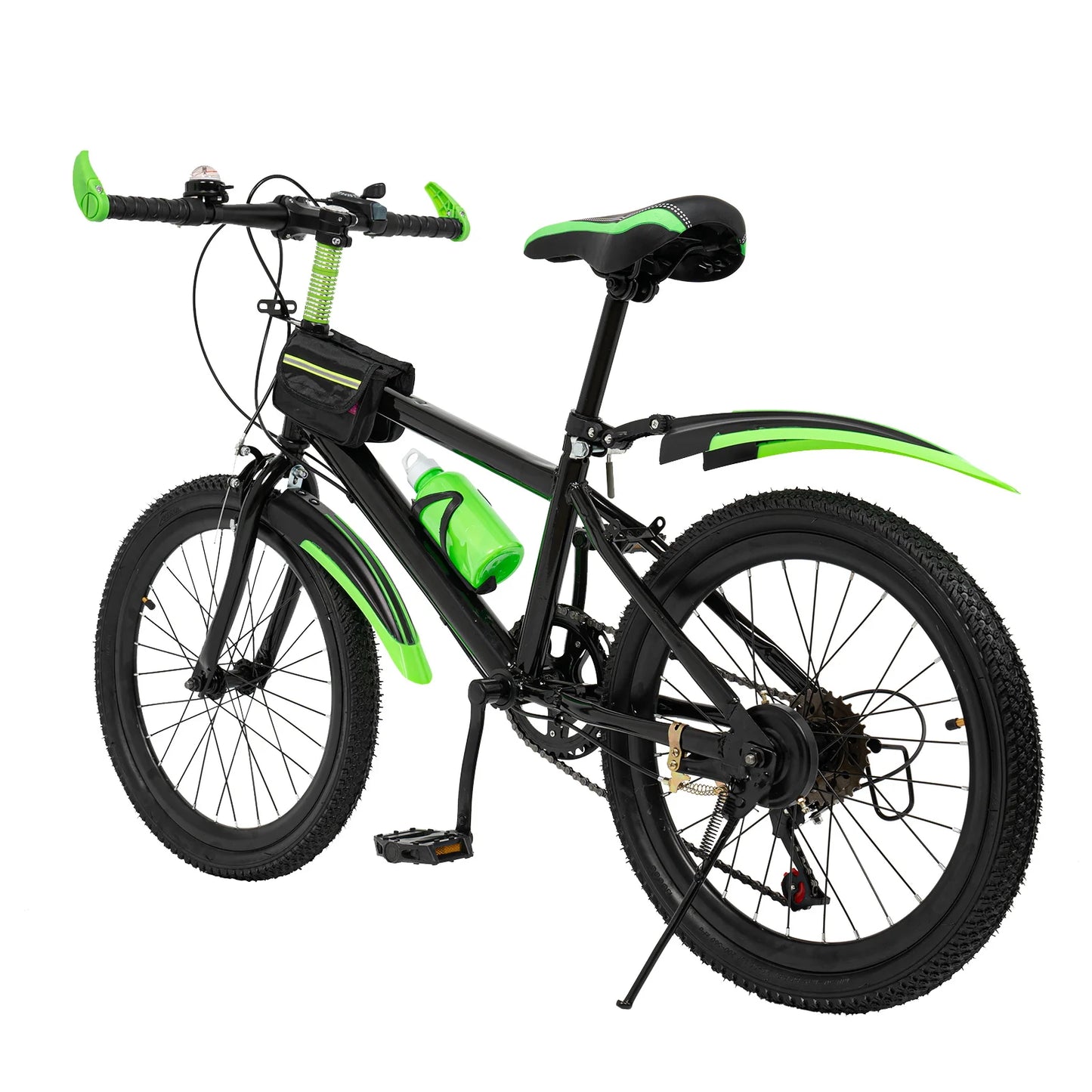 7-Speed Mountain Bike For Kids Durable Adjustable Height