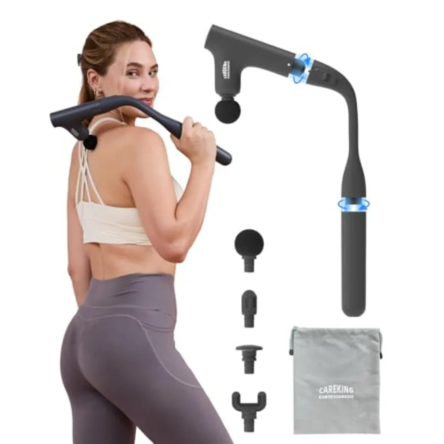3-In-1 Detachable Massage Gun Deep Tissue Back Massager