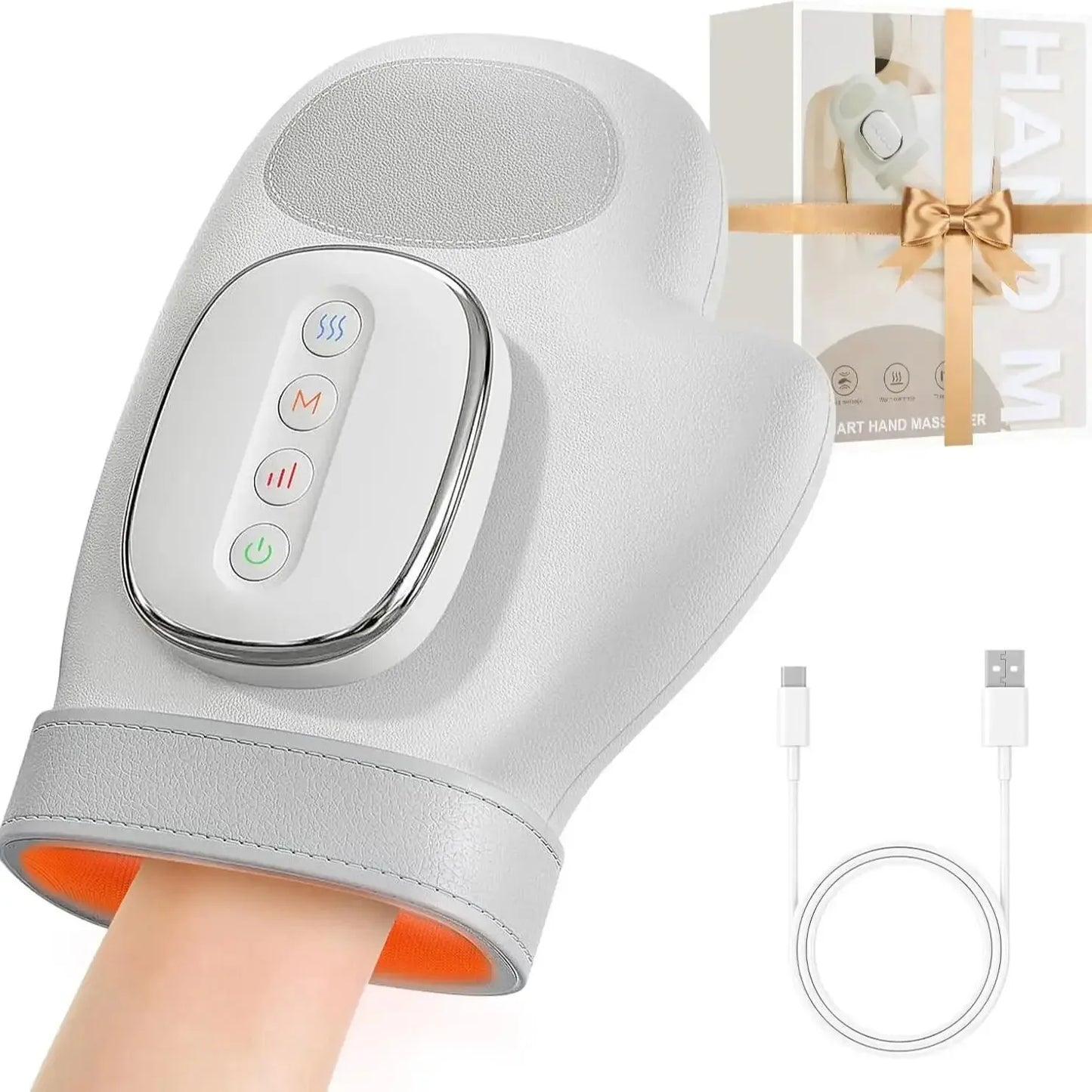 Hand Massager With Heat And 14TPU Airbags For Deep Relief
